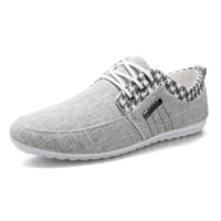 Korean style men's linen breathable casual shoes