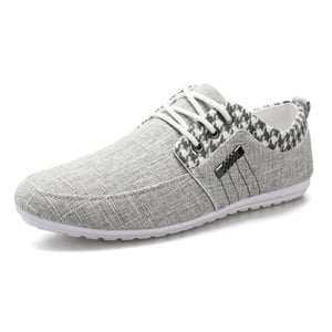 Korean style men's linen breathable casual shoes