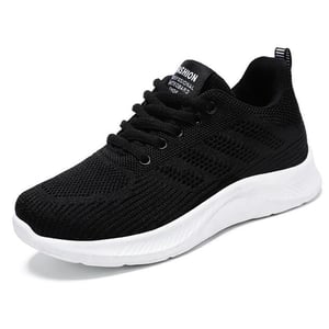 Casual soft-soled sports shoes, breathable single shoes, flying mesh shoes