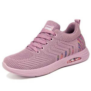Fashionable women's shoes flying woven soft sole women's shoes