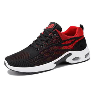 Men's breathable lace-up running shoes trendy Korean style lightweight casual men's shoes