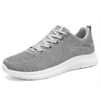 Mesh upper, soft sole, breathable flying woven casual shoes