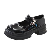 Platform round-toe Mary Janes