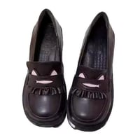 Women's British style spring thick-soled height-increasing shoes